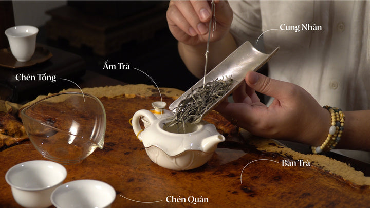 Dụng Cụ Pha Trà Cơ Bản Cho Một Bàn Trà Tiêu Chuẩn