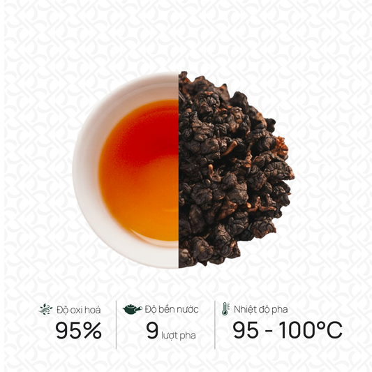 Ô Long Hồng Ngọc - Hộp 12 Gói x 8g
